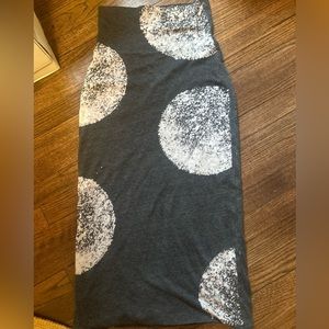 Raquel Allegra Gray White Tye Dye Skirt 2